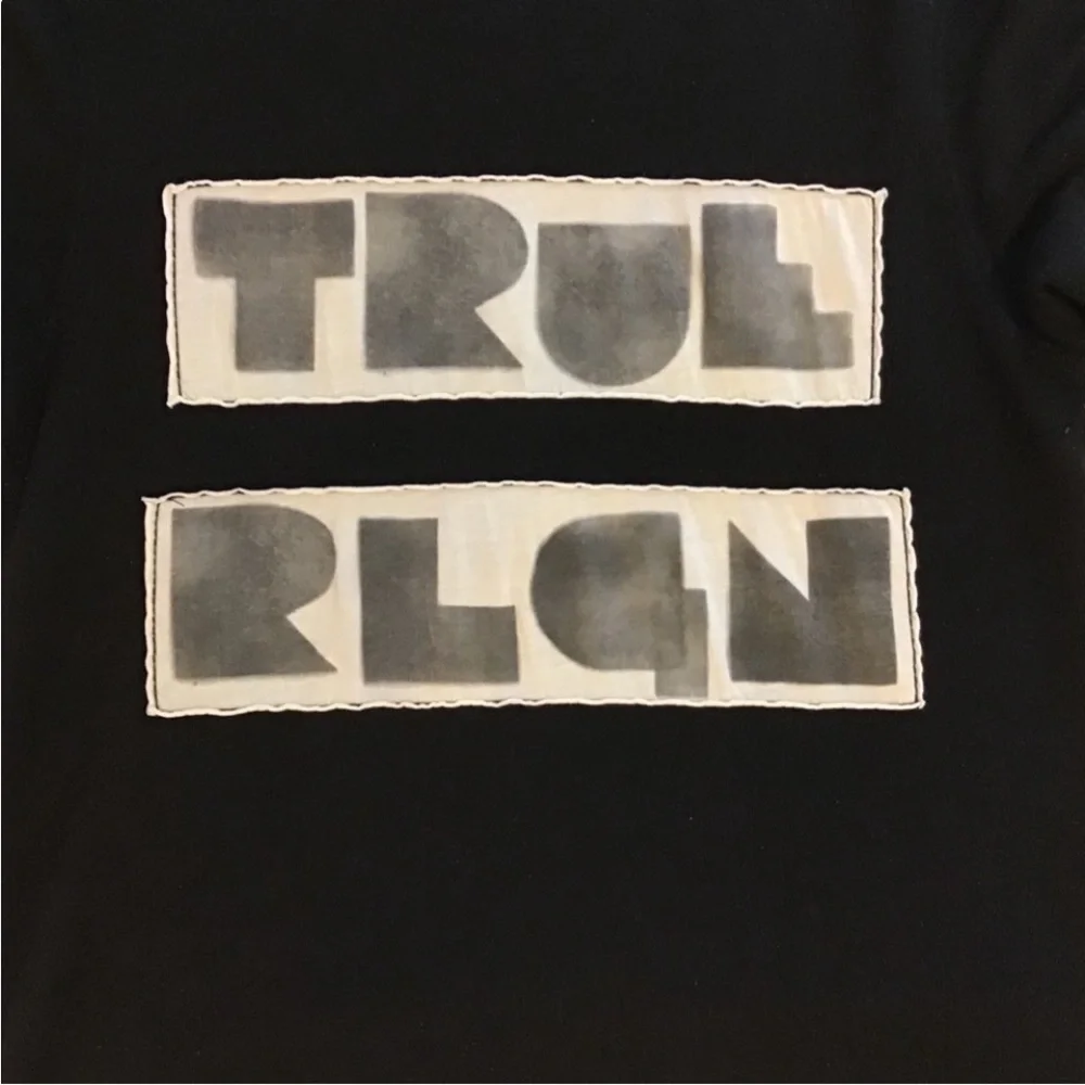 True Religion Black Graphic T-Shirt